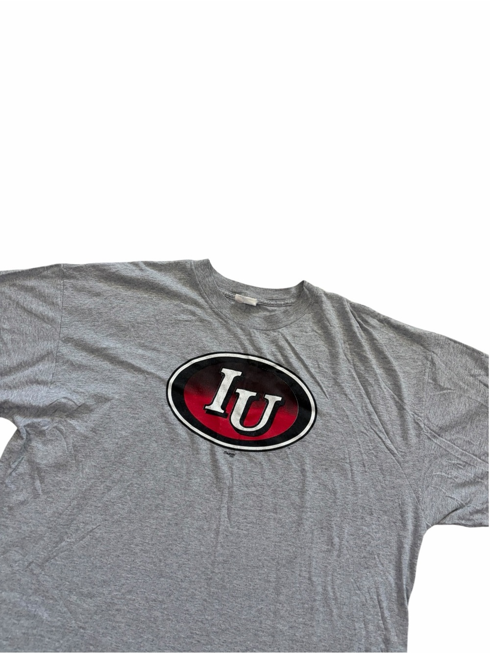 VTG Majestic IU Hoosiers Shirt Mens 2XL Indiana University Gray Y2K College